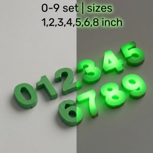 Glow in the Dark Numbers (7 Sizes)