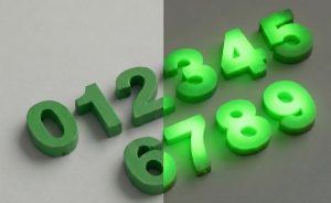 Glow n Dark Numbers